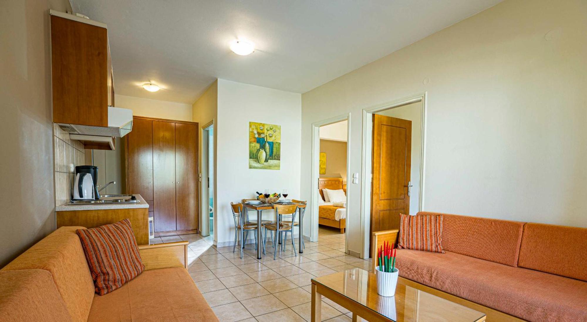 Helios Apartments Като Дарацо Стая снимка